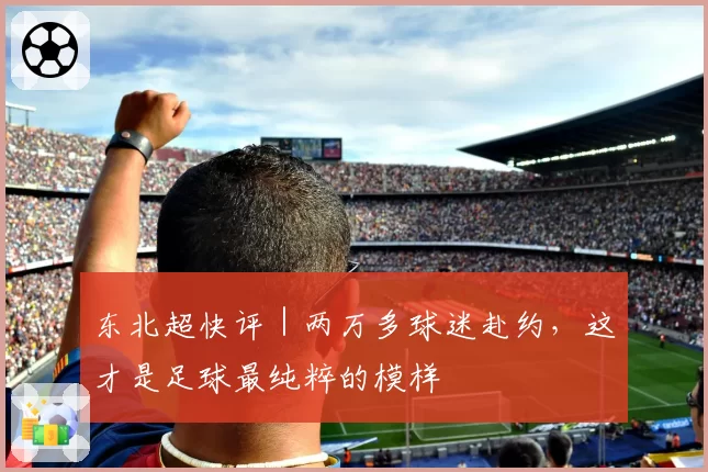 东北超快评|两万多球迷赴约,这才是足球最纯粹的模样